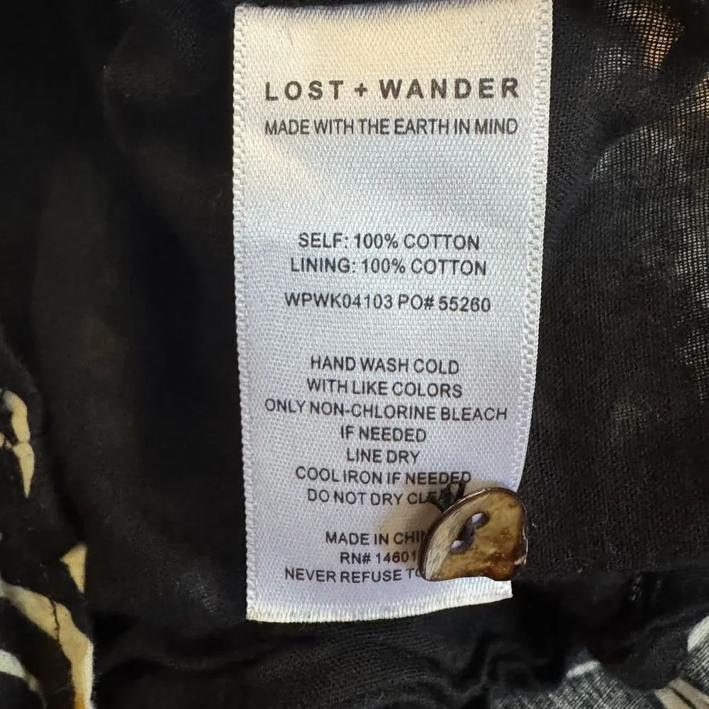 Lost + Wander Women's Under the Stars Shorts Size Medium